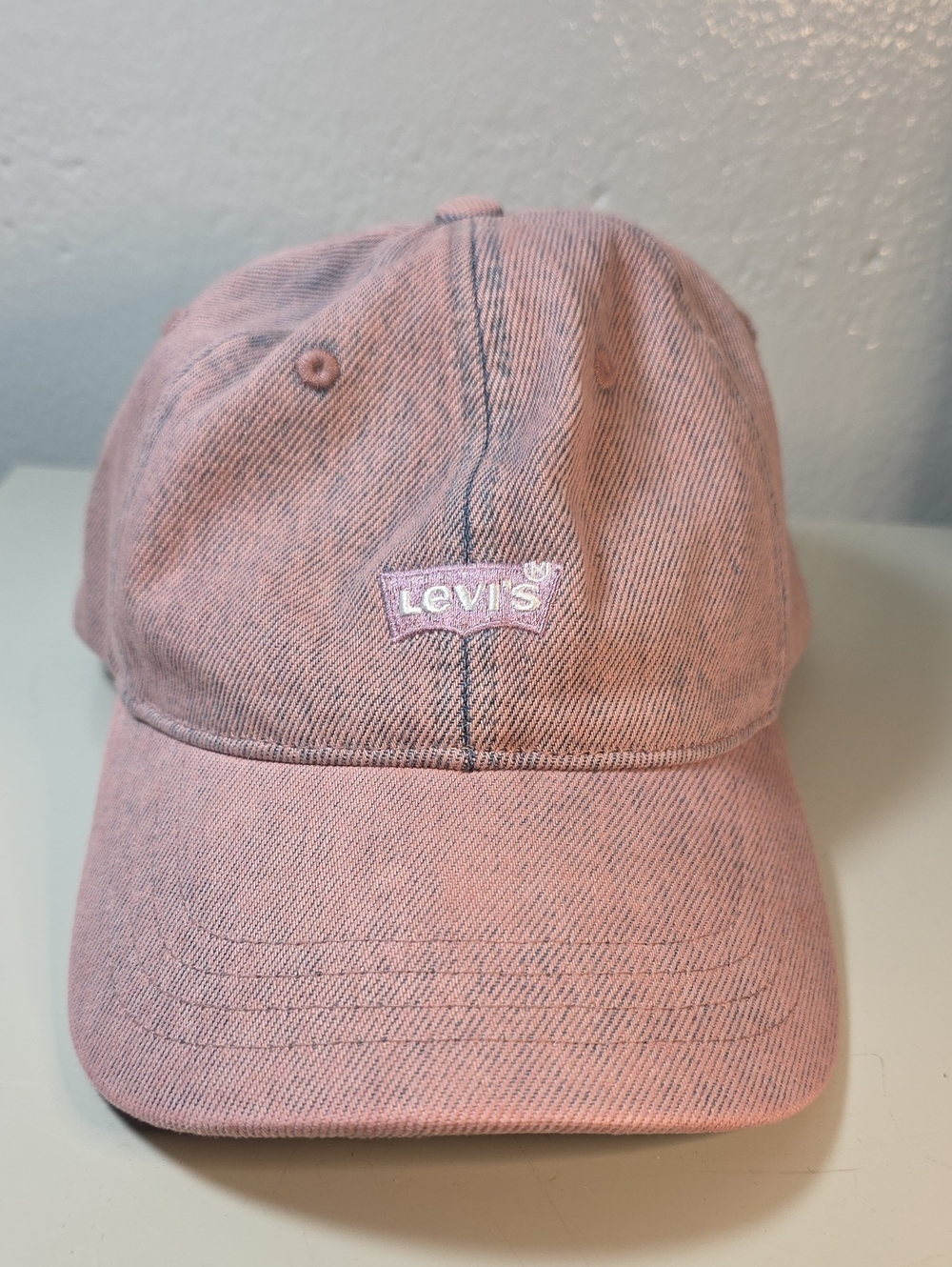 Levi's Pink Denim Baseball Cap